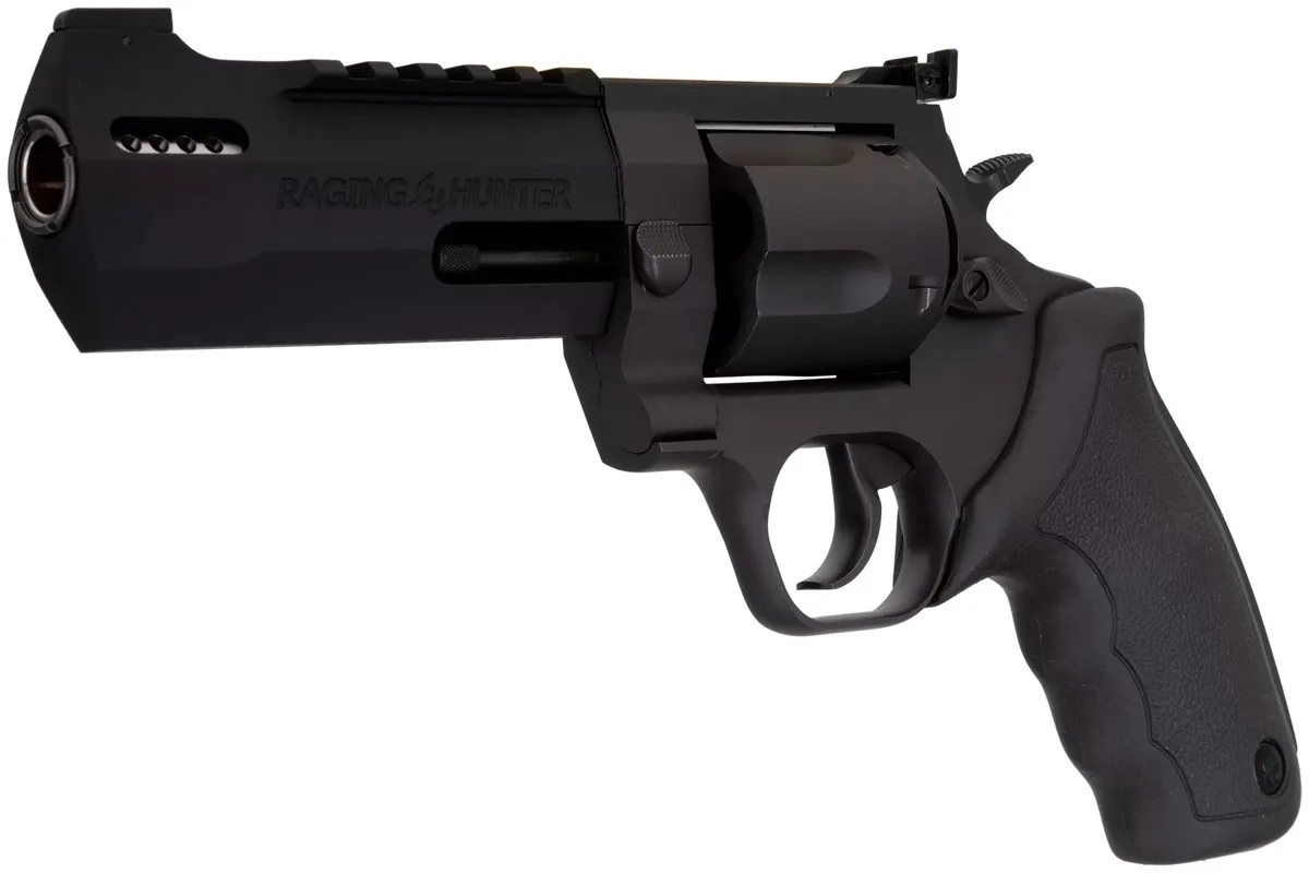 Taurus Raging Hunter .454 Casull 5.12" Matte Black Oxide, 5-Shot — right quarter view