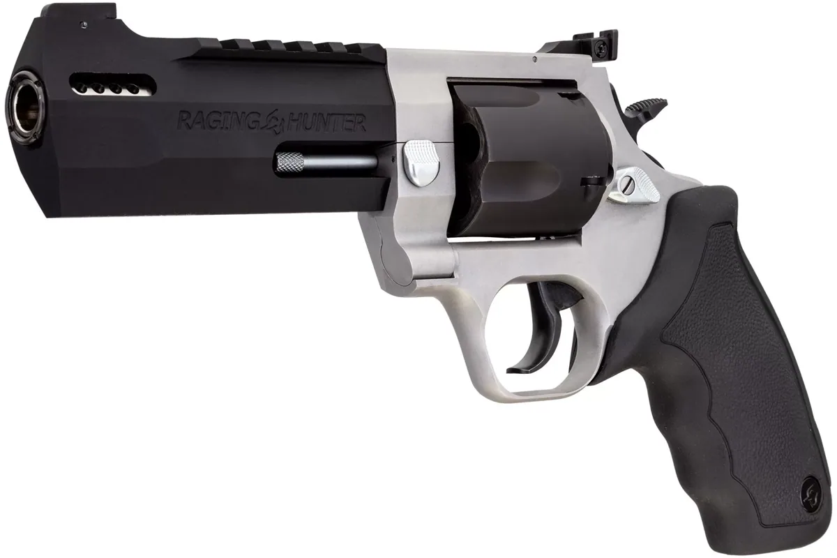 Taurus Raging Hunter .454 Casull 5.12" Matte Stainless, 5-Shot — right quarter view