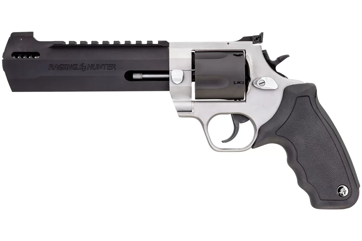 Taurus Raging Hunter .454 Casull 6.75" Matte Stainless, 5-Shot — left side view