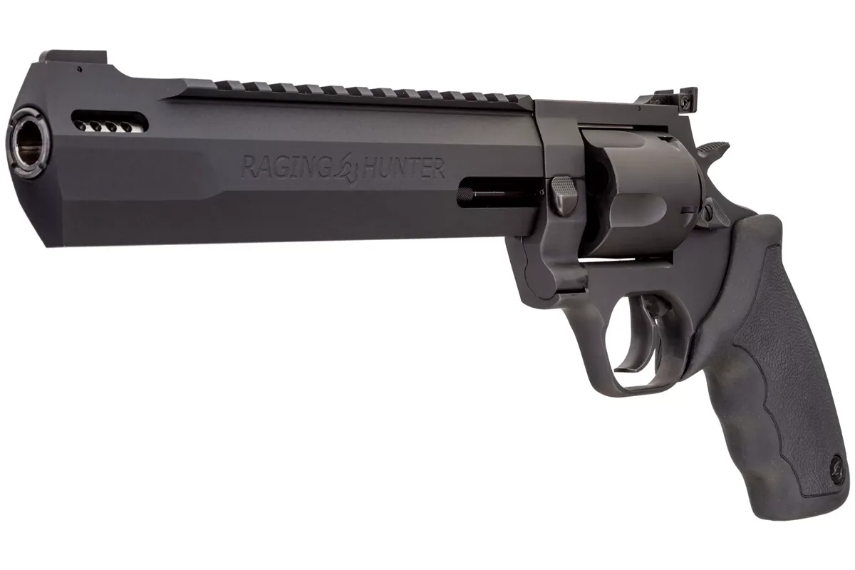 Taurus Raging Hunter .454 Casull 8.37" Matte Black Oxide, 5-Shot — right quarter view
