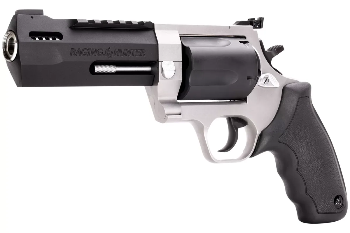 Taurus Raging Hunter .460 S&W Mag 5.12" Matte Stainless, 5-Shot — right quarter view