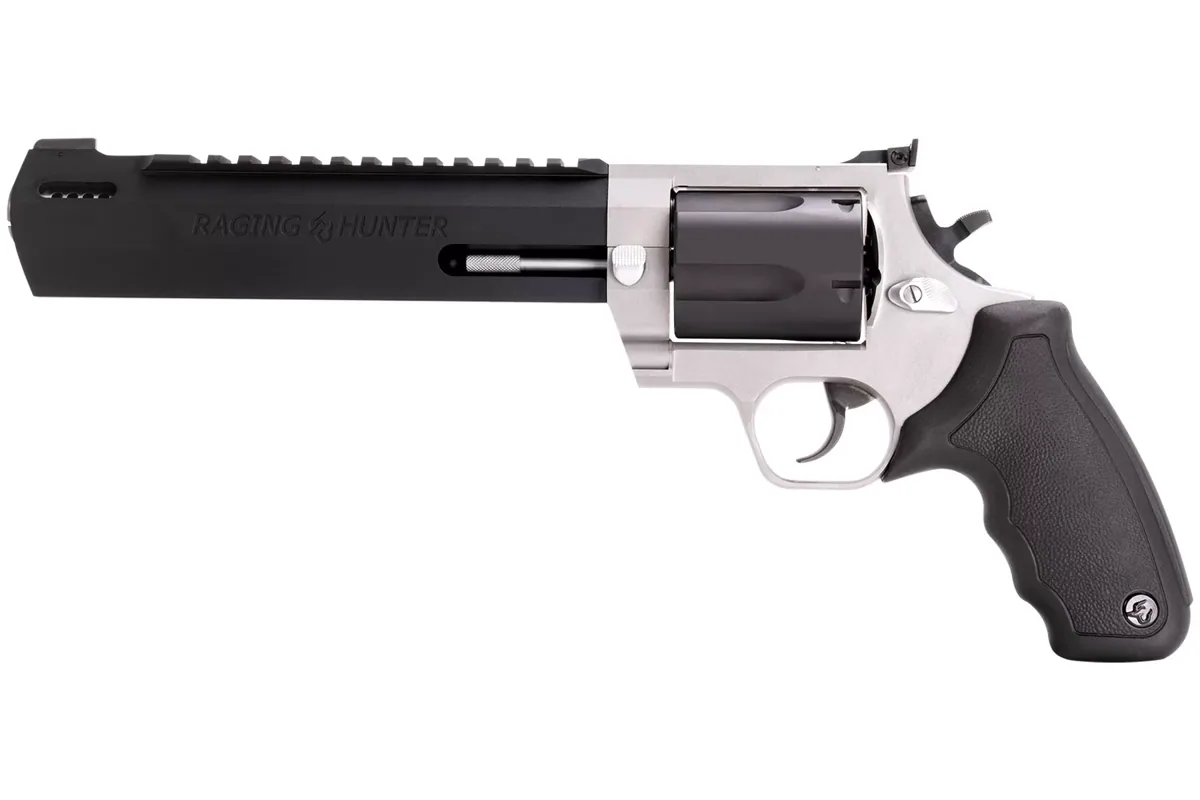 Taurus Raging Hunter .460 S&W Mag 8.37" Matte Stainless, 5-Shot — left side view
