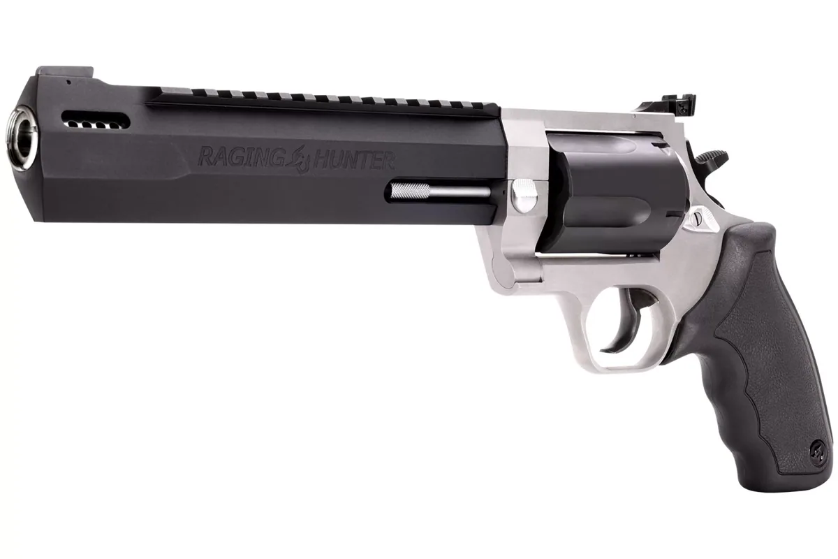 Taurus Raging Hunter .460 S&W Mag 8.37" Matte Stainless, 5-Shot — right quarter view