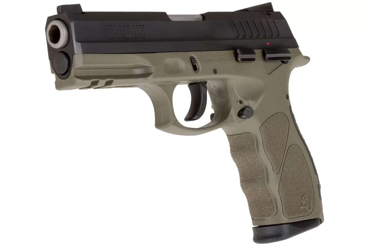 Taurus TH .40 S&W OD Green, 15 Rounds — right quarter view