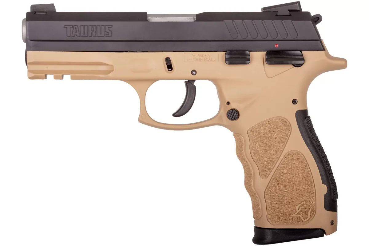 Taurus TH .40 S&W Tan, 15 Rounds — left side view