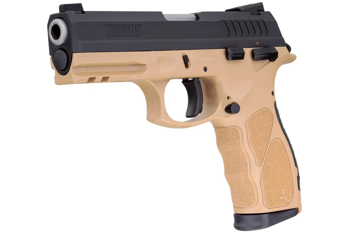 Taurus TH 9mm Tan, 17 Rounds — right quarter view