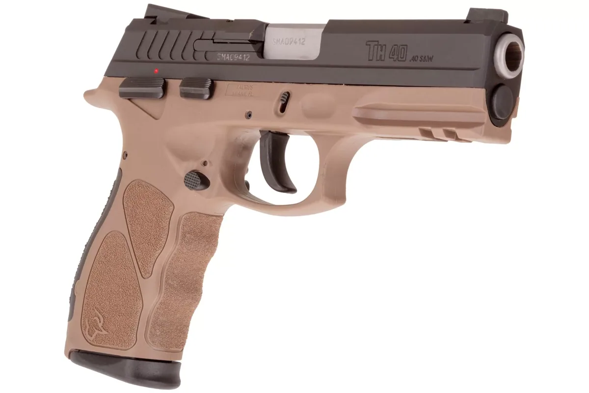 Taurus TH40 .40 S&W Brown, 15 Rounds — right quarter view