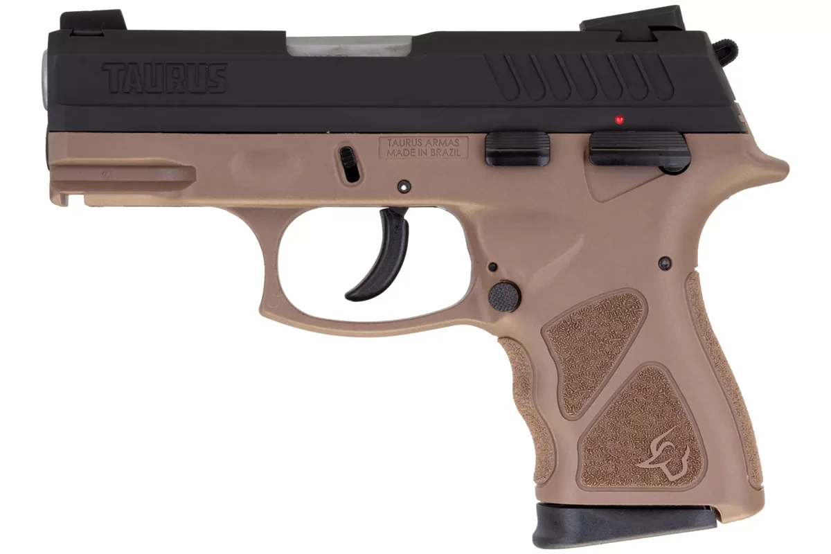 Taurus THC 9mm Brown, 17 Rounds — left side view