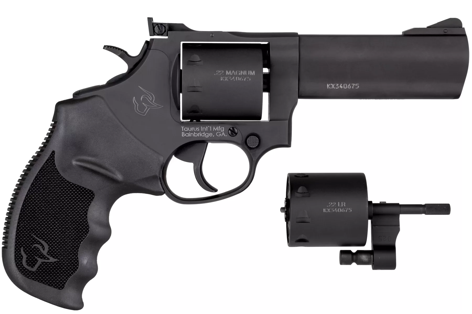 Taurus Tracker 992 22 LR / 22 WMR Convertible Revolver, 4"