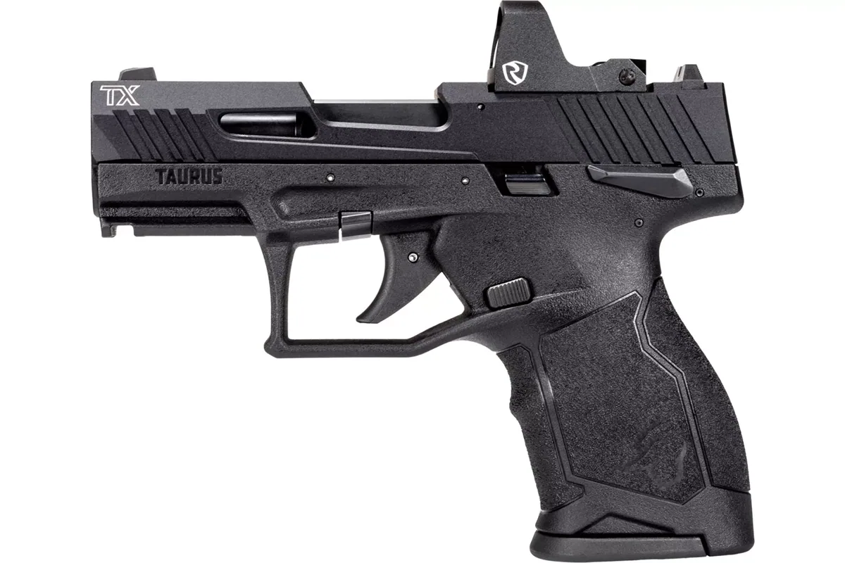 Taurus Tx 22 Compact Riton Optic, 10 Rounds — right quarter view