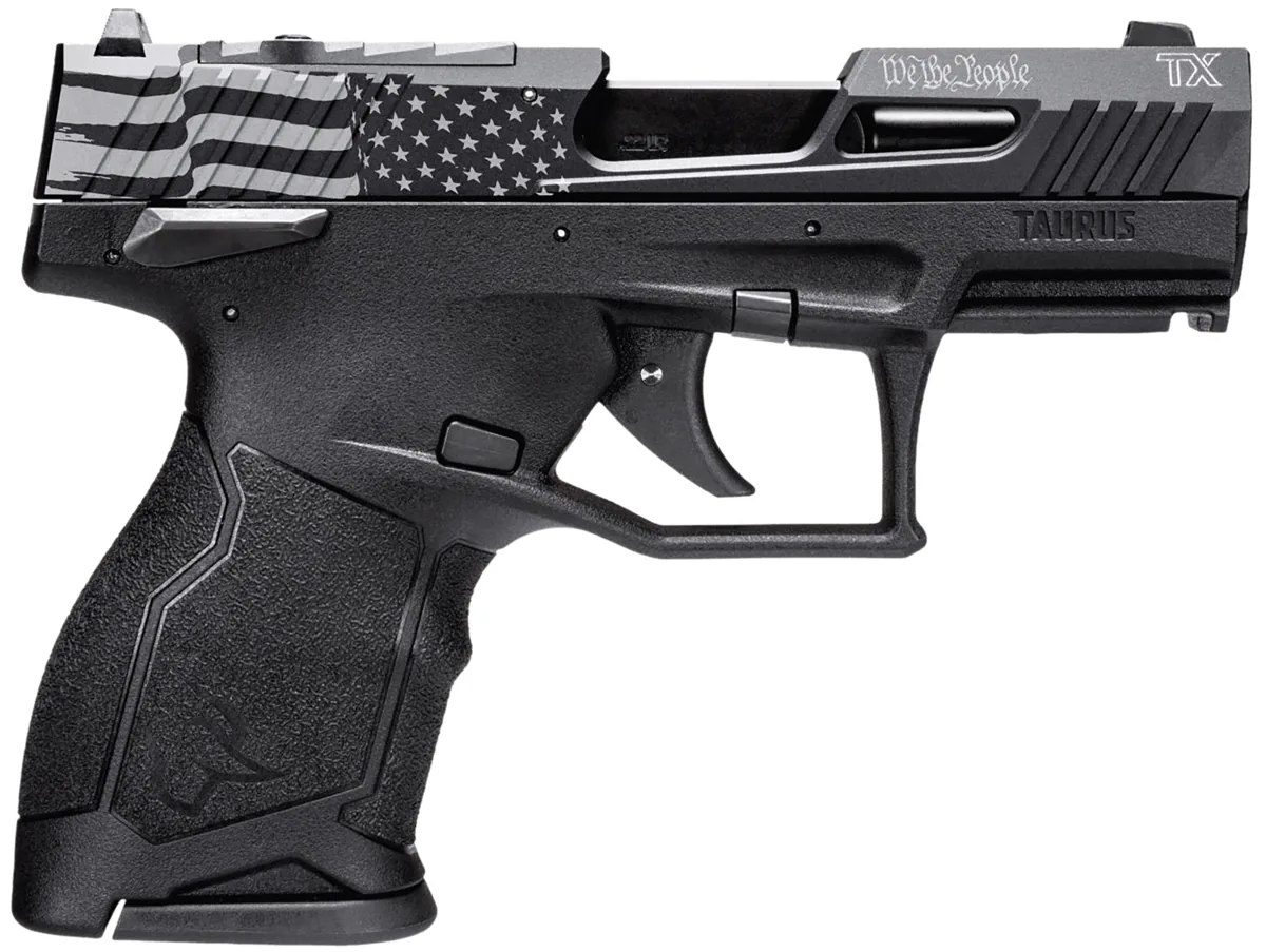 Taurus TX22 .22 LR American Flag/Black, 10 Rounds