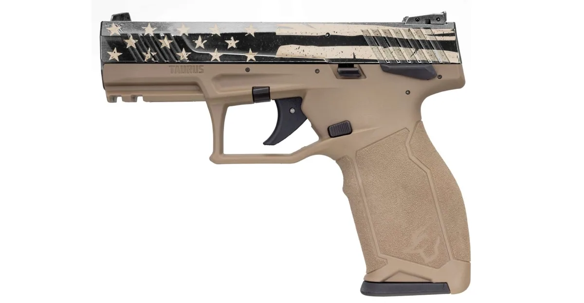 Taurus TX22 .22 LR Distressed Black Flag, 16 Rounds