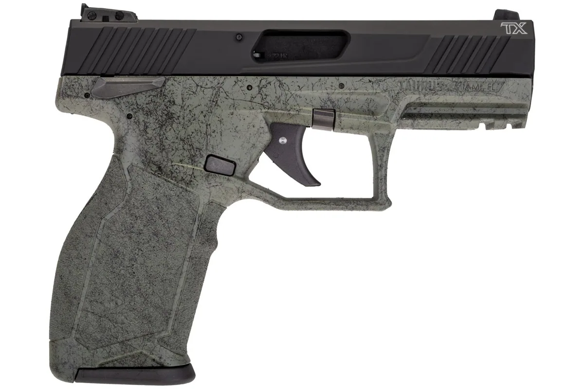 Taurus TX22 Splatter Frame .22 LR Black/Green, 10 Rounds