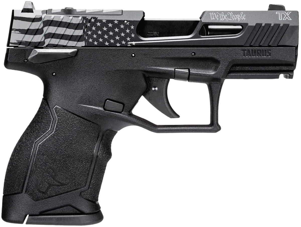 Taurus TX22C .22 LR American Flag/Black, 13 Rounds