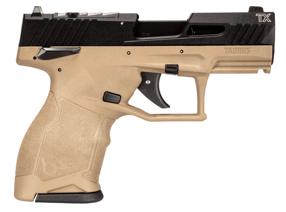 Taurus TX22C .22 LR Flat Dark Earth/Black, 10 Rounds
