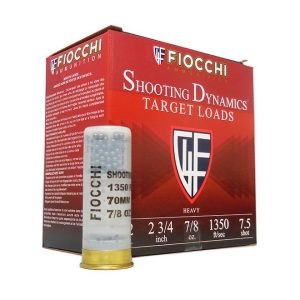 FIOCCHI 12GA 2 3/4″ – 7/8OZ LEAD CHILL 7.5