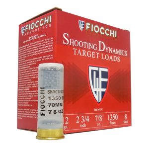 FIOCCHI 12GA 2 3/4″ – 7/8OZ LEAD CHILL 8