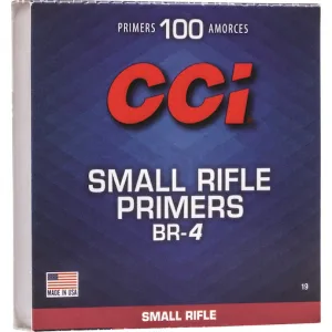 CCI Small Rifle Bench Rest Primers #BR4 Box of 1000 (10 Trays of 100)