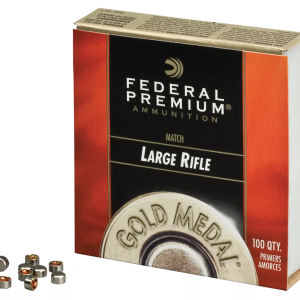 Federal Premium Gold Medal Small Pistol Match Primers #100M Box of 1000 (10 Trays of 100)